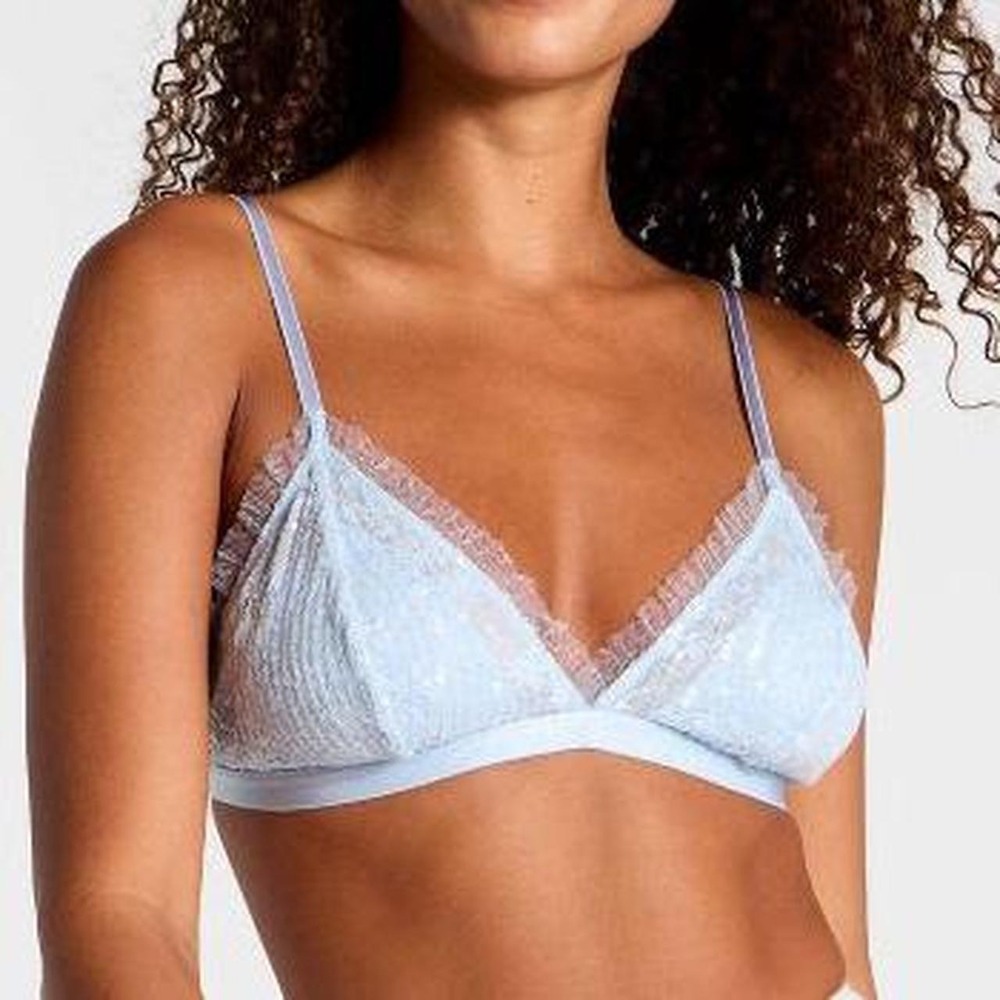 Wild Fable Women's Sequin Triangle Bralette